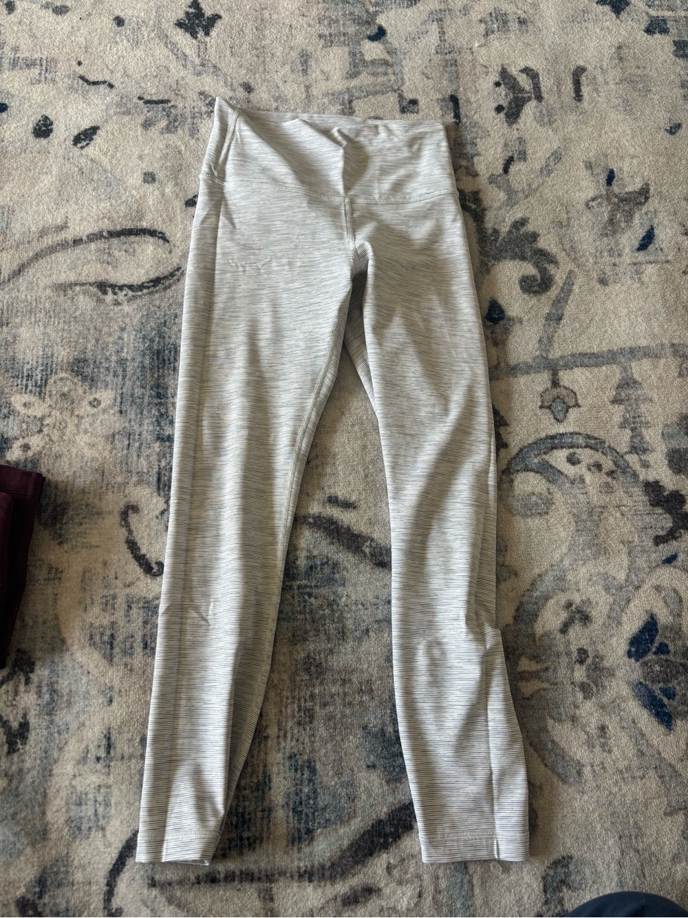 lululemon athletica Light Gray Space-Dye Leggings